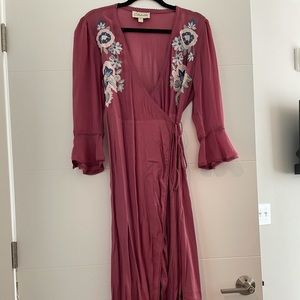 Cleobella Wrap Maxi Size Small Rose Mauve